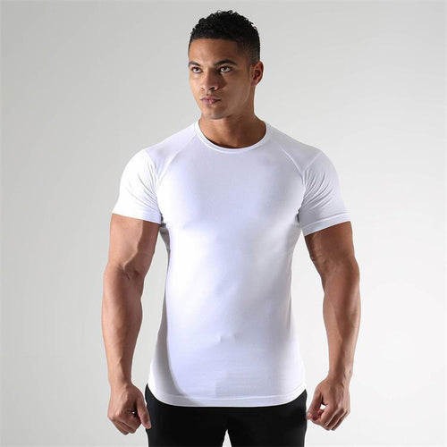 Herrer Sportligt Kompressionsshirt Stilla