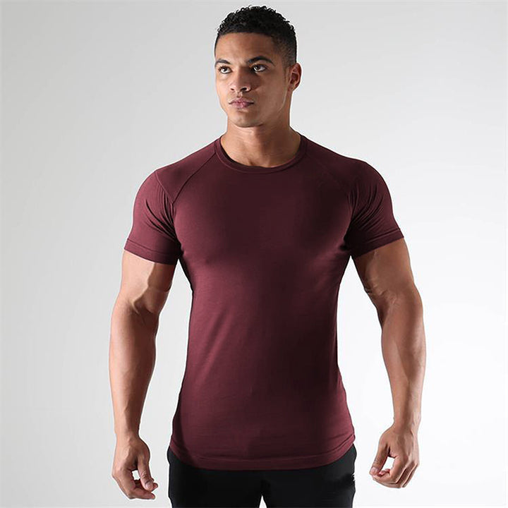 Herrer Sportligt Kompressionsshirt Stilla
