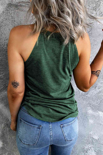 Stilla | Flag Grafisk Rund Hals Tank