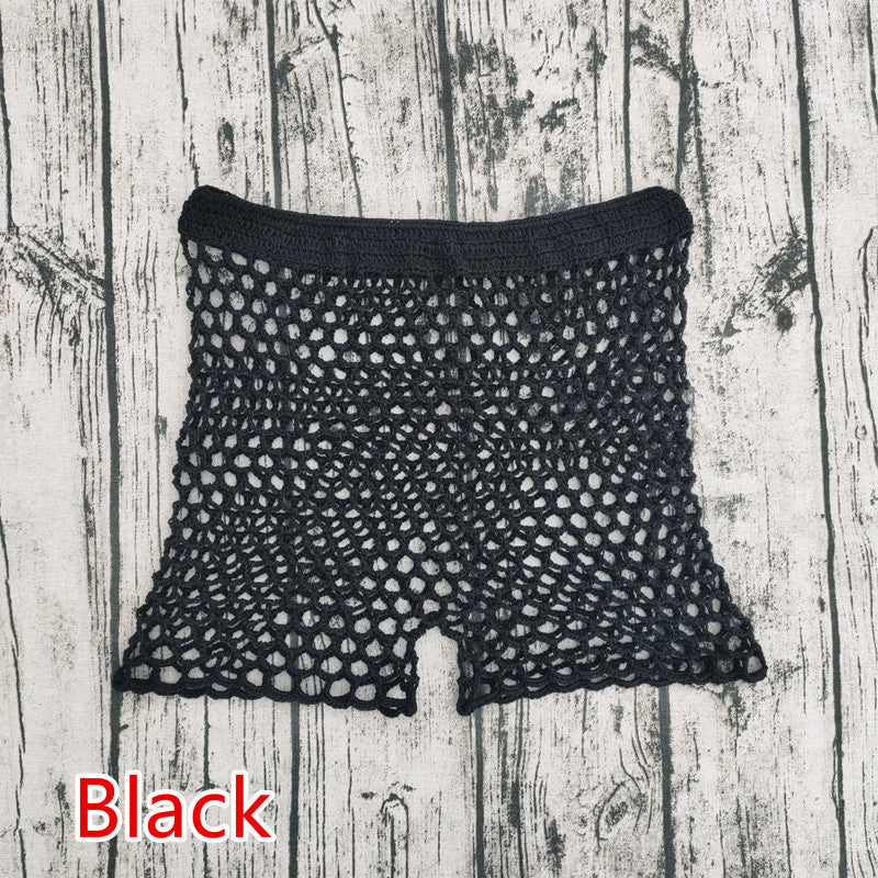 Dame netshorts lavet af elastisk garn Stilla