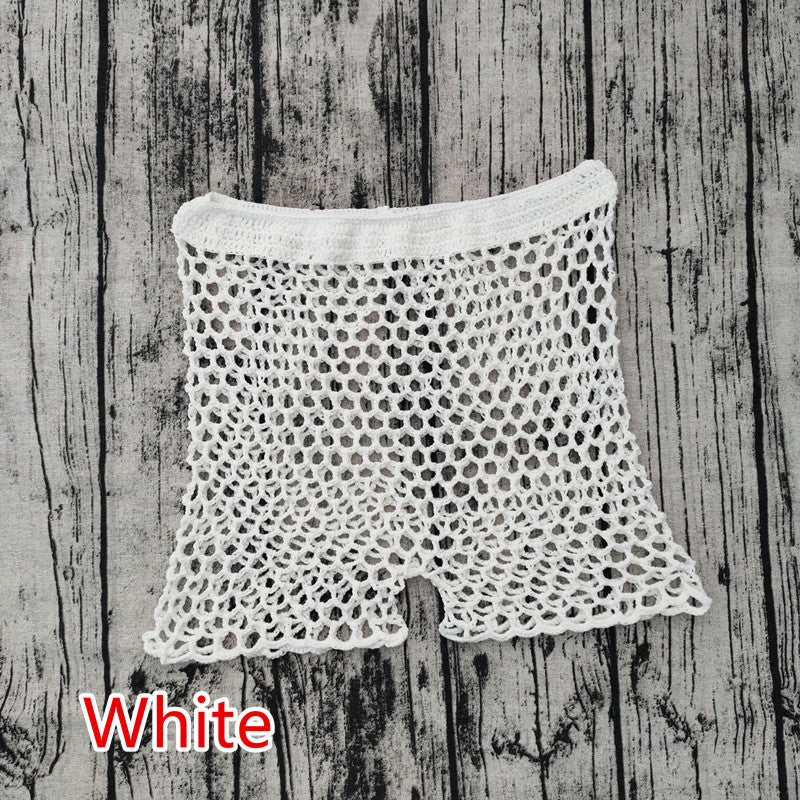 Dame netshorts lavet af elastisk garn Stilla