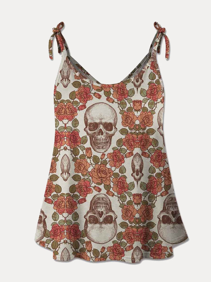 Stilla | Scoop Neck Tie Shoulder Cami