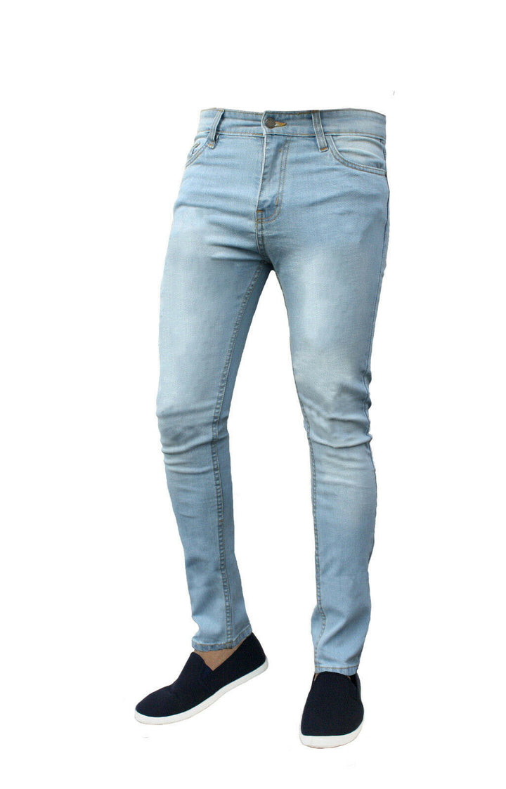 Herrer Slim Fit Jeans med elastisk materiale og moderne snit Stilla