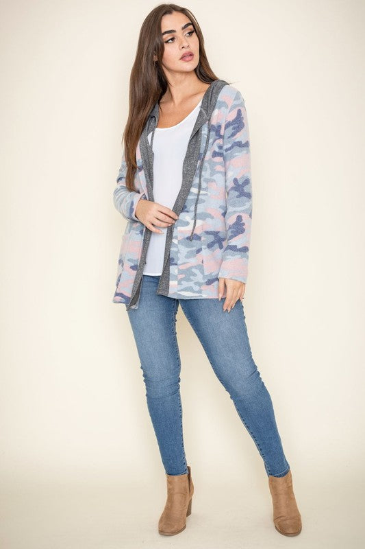 Stilla | Cardigan Med Hætte