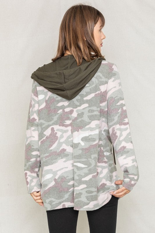 Stilla | Cardigan Med Hætte