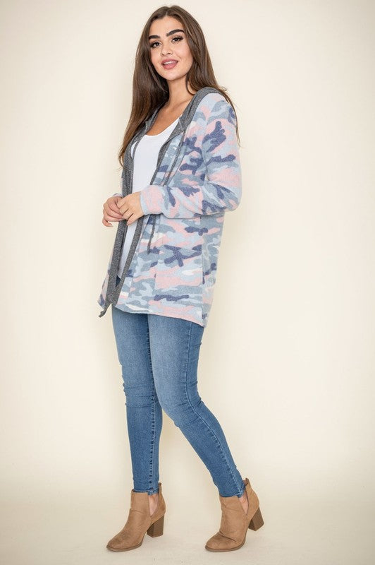 Stilla | Cardigan Med Hætte