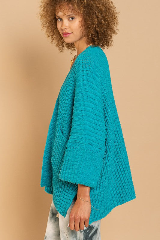 Stilla | Ærmegarn Med Lomme Cardigan
