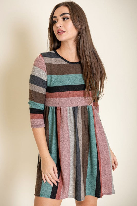 Stilla | Farve Mini Kjole
