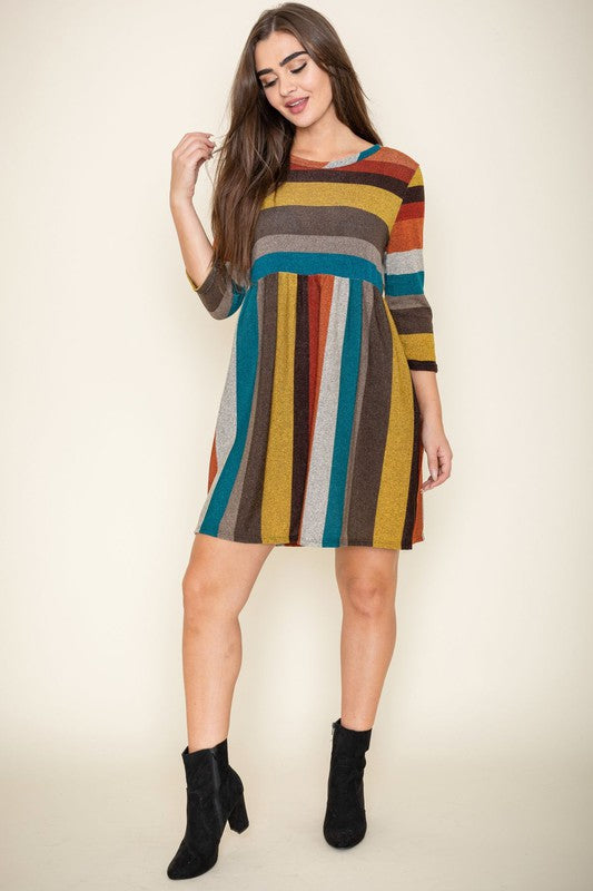 Stilla | Farve Mini Kjole