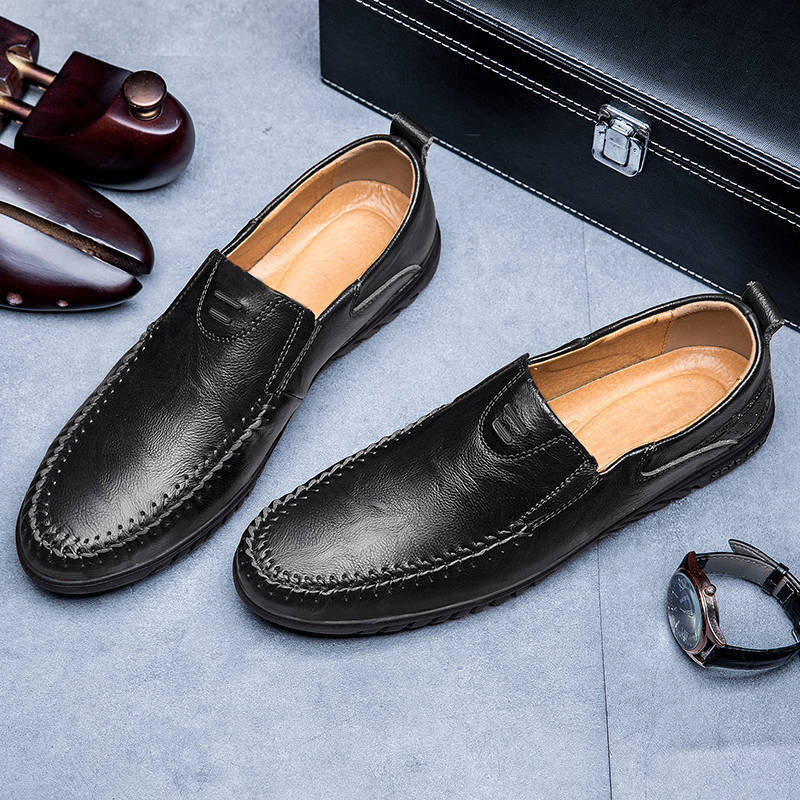 Mænd Casual Læder Slipper Stilla