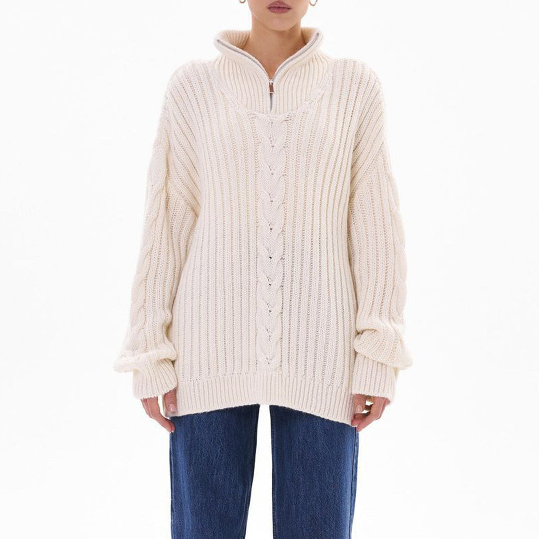 Stilla | Half Zip Langærmet Sweater