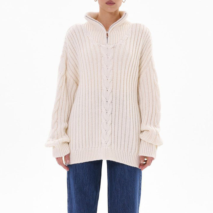 Stilla | Half Zip Langærmet Sweater