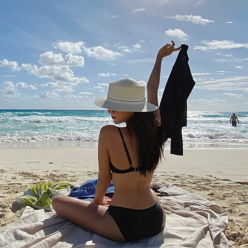 Dame Triangel-Bikini med elegant Push-Up design og justerbare stropper Stilla