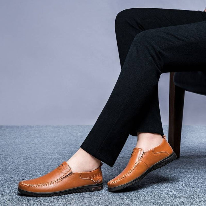 Mænd Casual Læder Slipper Stilla