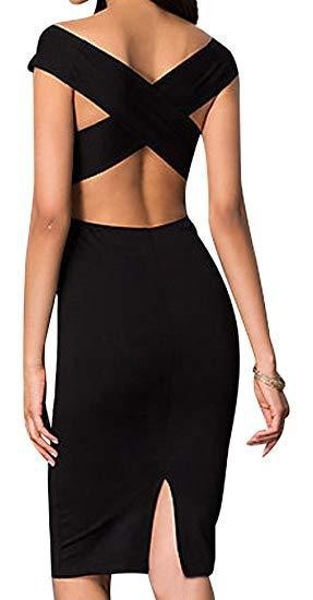 Stilla | the Shoulder Long Back Dress With X Back