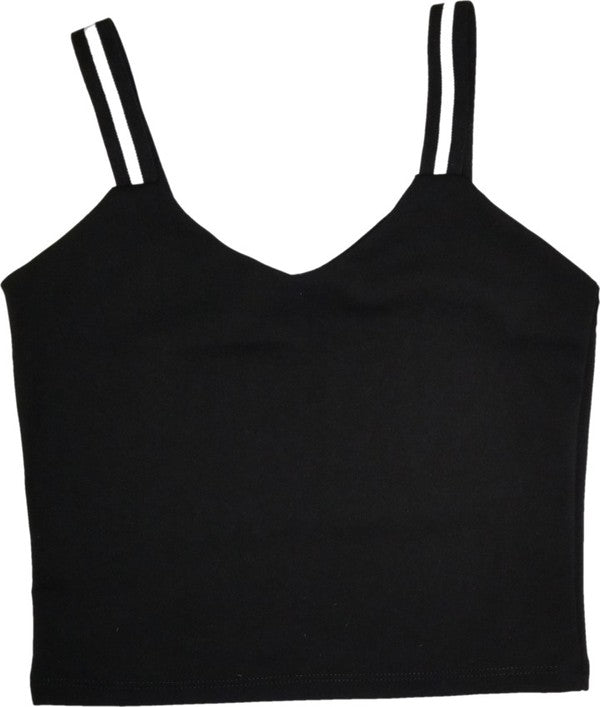 Stilla | Elastisk Strop Crop Top Nederdel Sæt