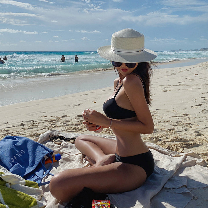 Dame Triangel-Bikini med elegant Push-Up design og justerbare stropper Stilla