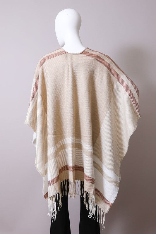 Stilla | Flannel Tussel Ruana