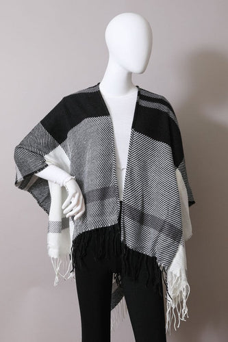 Stilla | Flannel Tussel Ruana