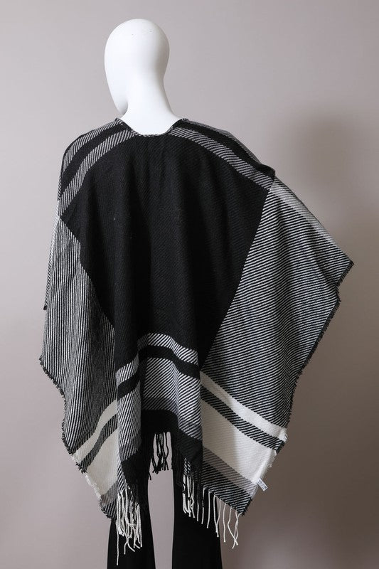 Stilla | Flannel Tussel Ruana