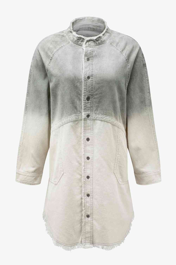Stilla | Tone Raw Hem Denim Kjole