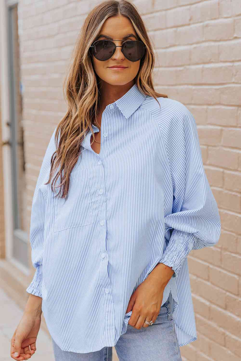 Stilla | Lantern Sleeve Krave Skjorte