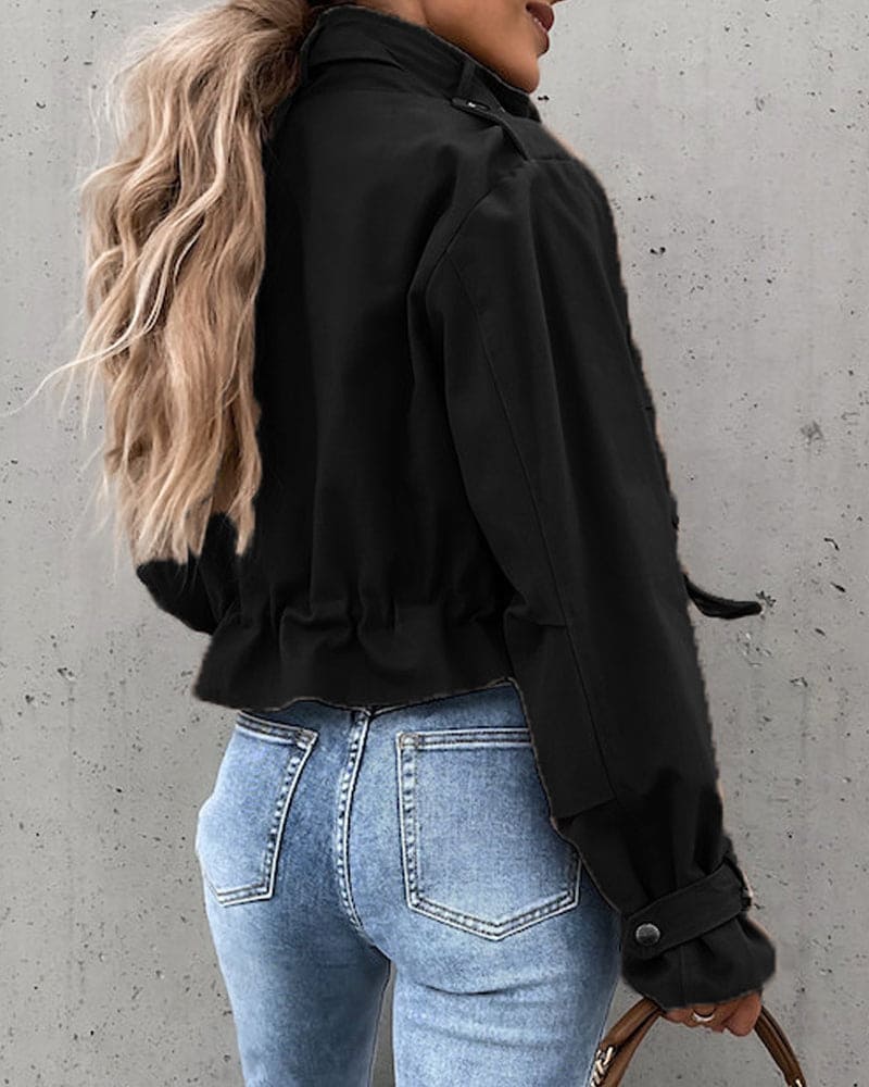 Stilla | Dame Crop Utility Jakke
