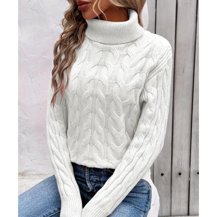 Stilla | Klassisk Elegant Polo Sweater