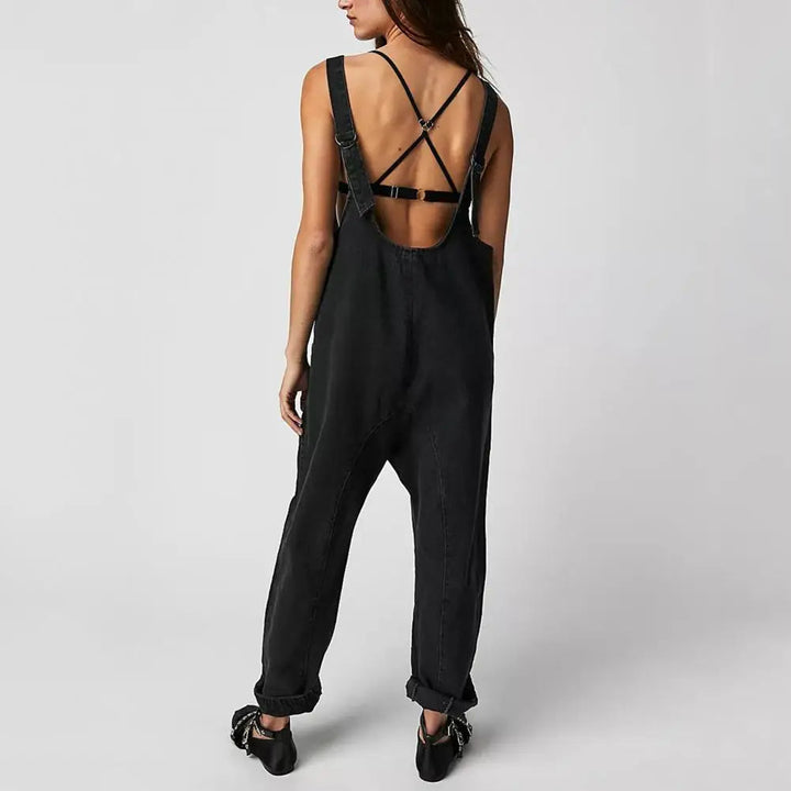 Skovae | Stilfuld denim jumpsuit