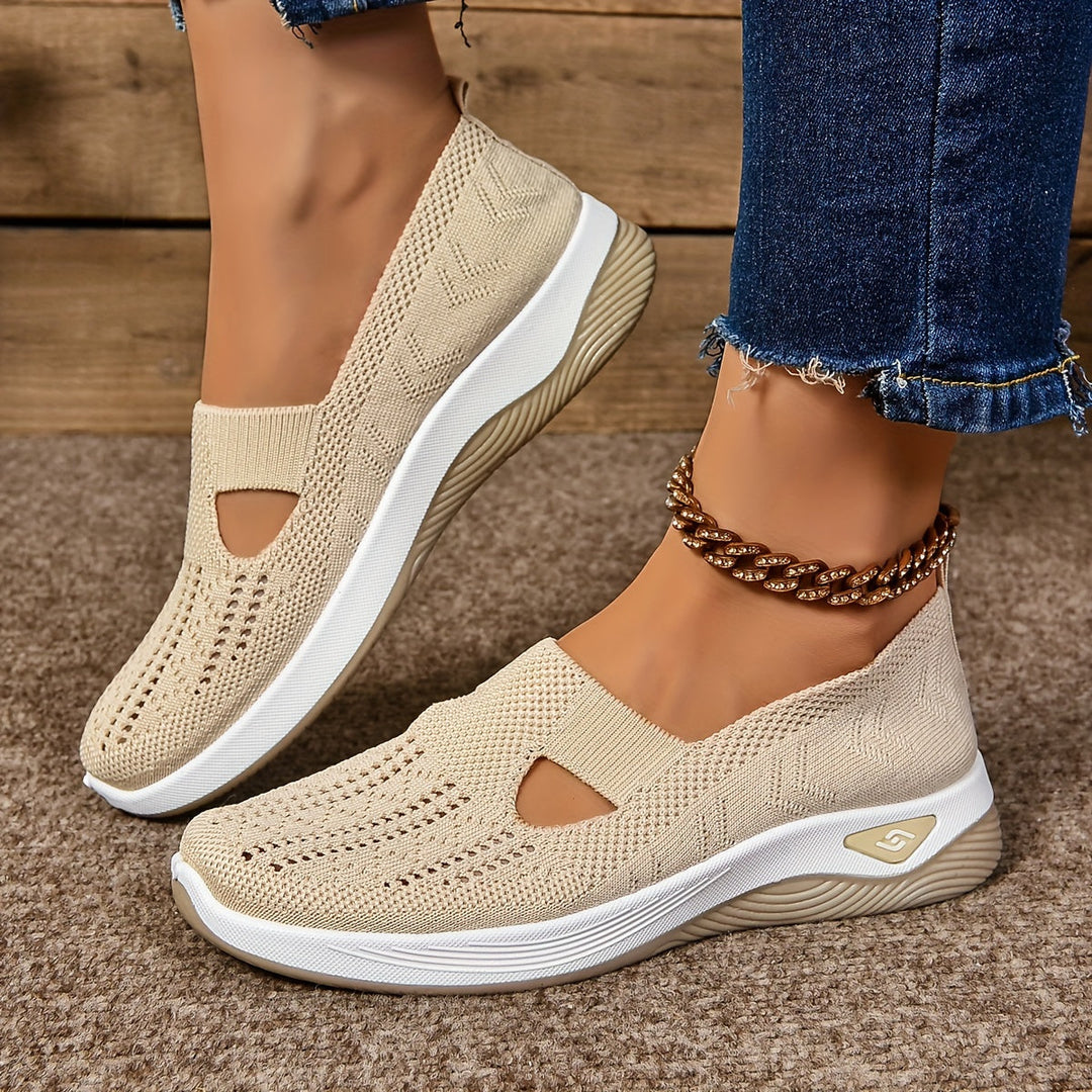 Skovae | Åndbare ortopædiske slip-on sneakers til damer