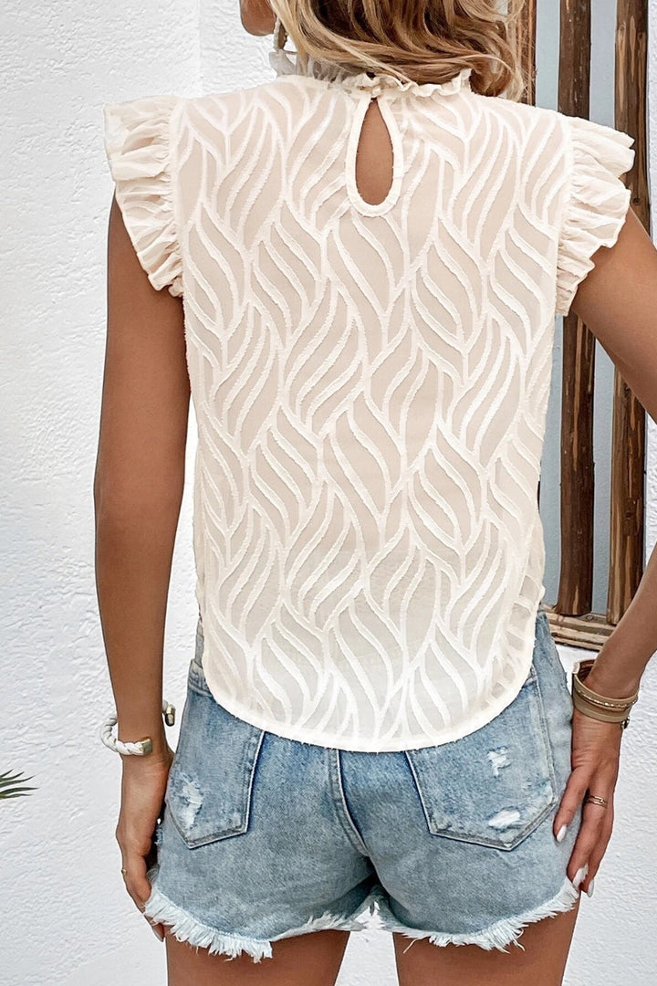 Stilla | Mock Neck Cap Sleeve Tank