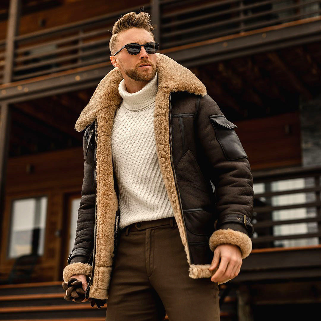 Stilla | Herre Sjakels Aviator Jakke