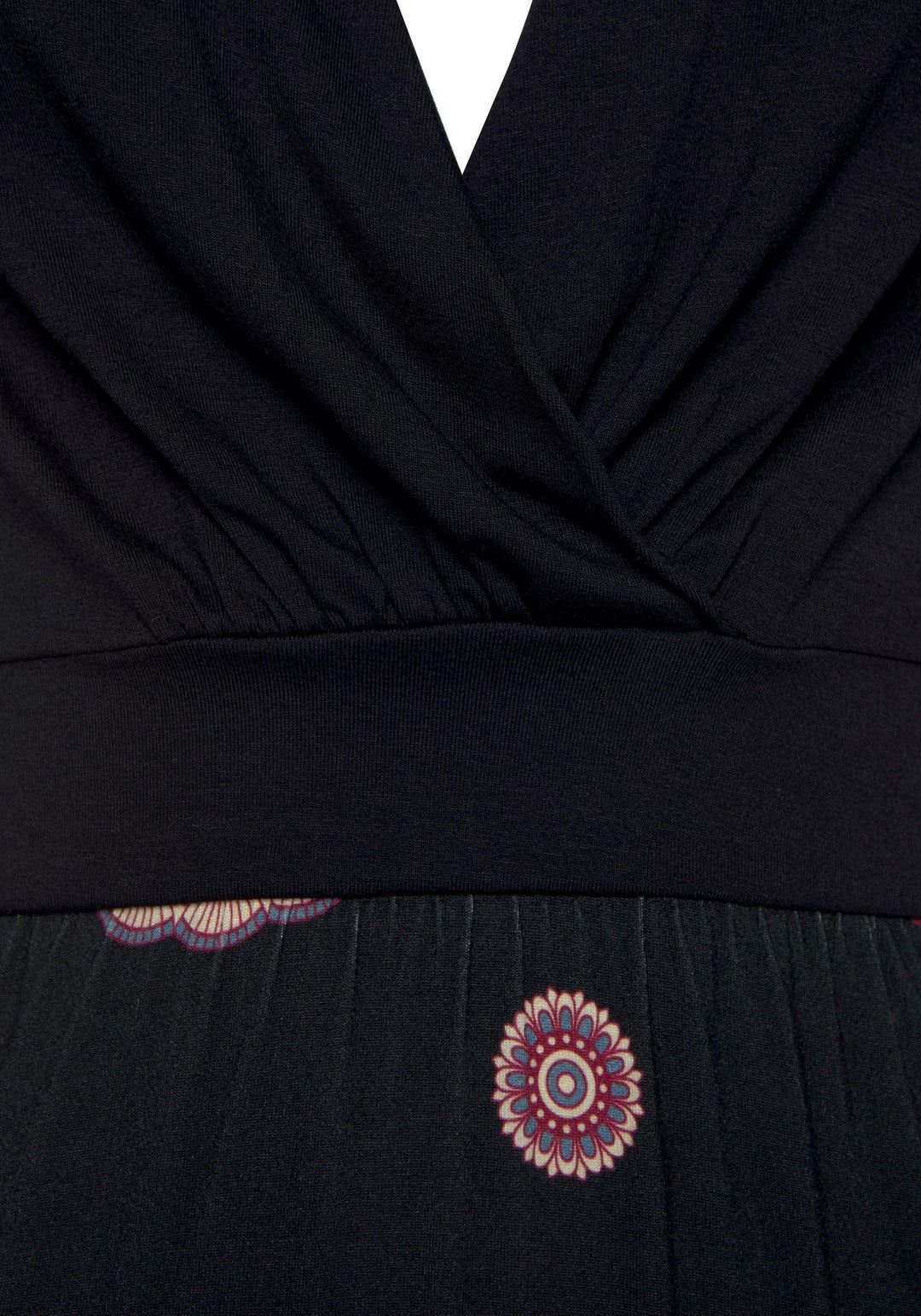 Dame Mandala-Print Wrap Kjole Stilla