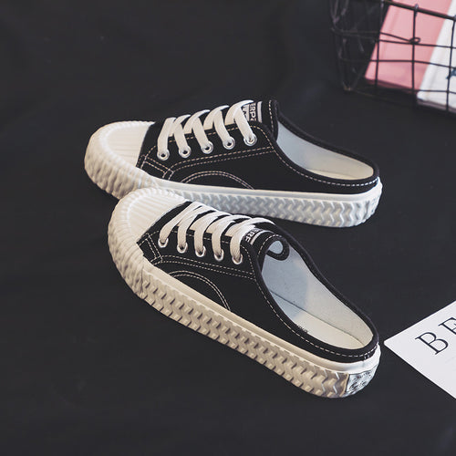 Dame fritid sneakers med åndbar bomuld og skridsikker sål Stilla