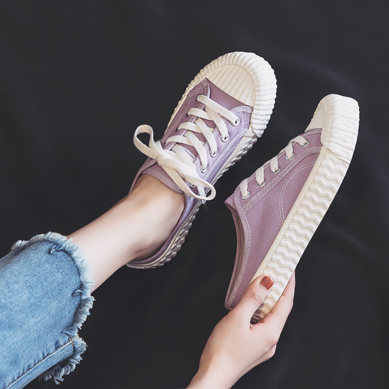 Dame fritid sneakers med åndbar bomuld og skridsikker sål Stilla