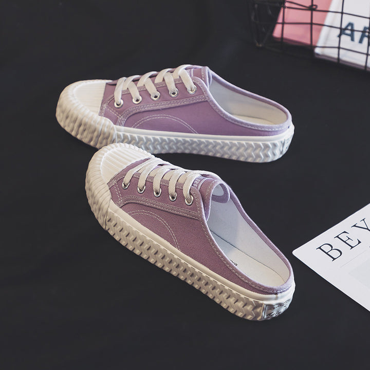 Dame fritid sneakers med åndbar bomuld og skridsikker sål Stilla