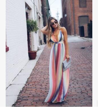 Stilla | Elegant sommerkjole regnbue