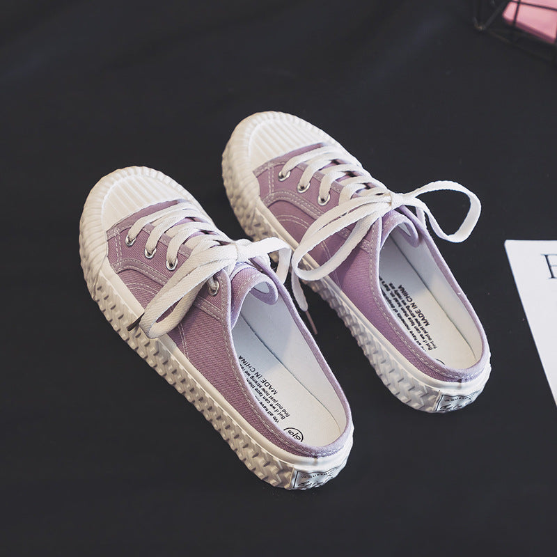 Dame fritid sneakers med åndbar bomuld og skridsikker sål Stilla