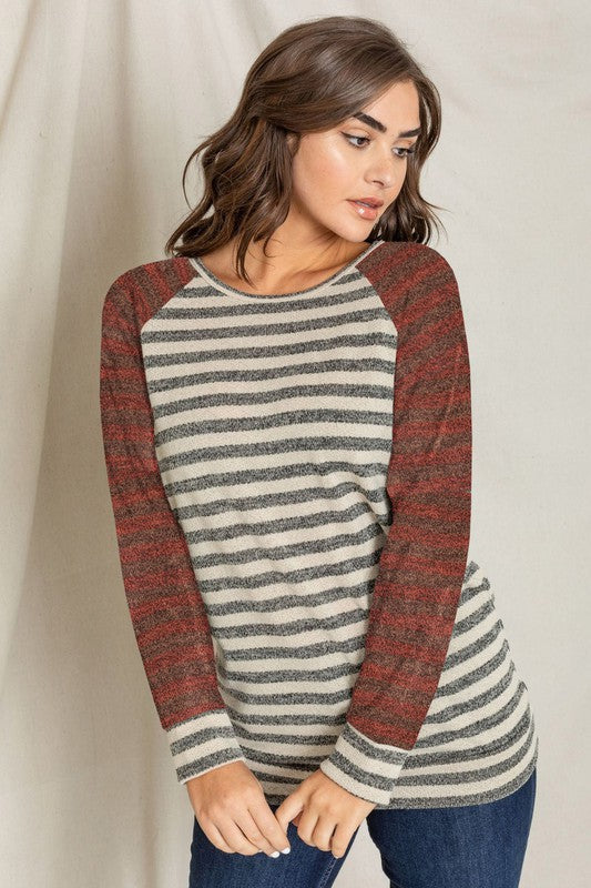 Stilla | Tone Terry Stripe Tunika