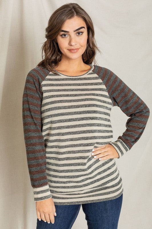 Stilla | Tone Terry Stripe Tunika