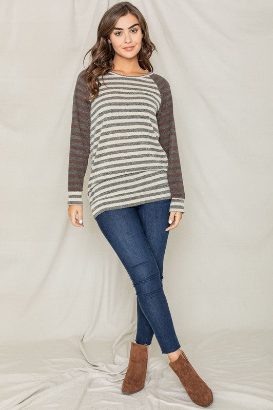 Stilla | Tone Terry Stripe Tunika