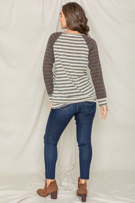 Stilla | Tone Terry Stripe Tunika