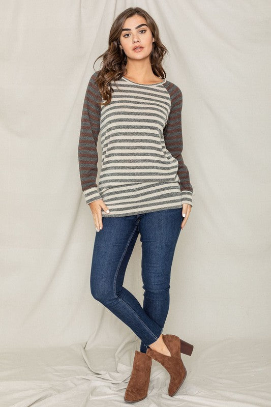 Stilla | Tone Terry Stripe Tunika