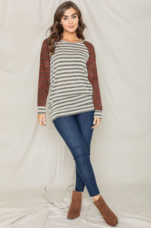 Stilla | Tone Terry Stripe Tunika