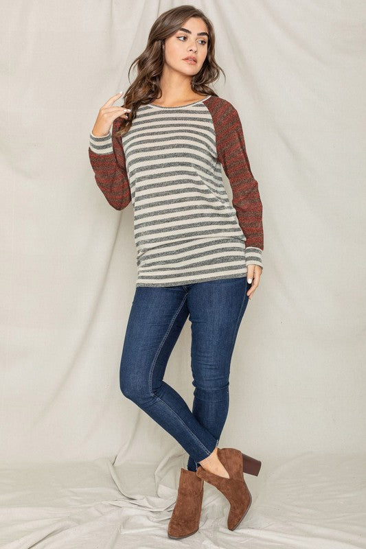 Stilla | Tone Terry Stripe Tunika
