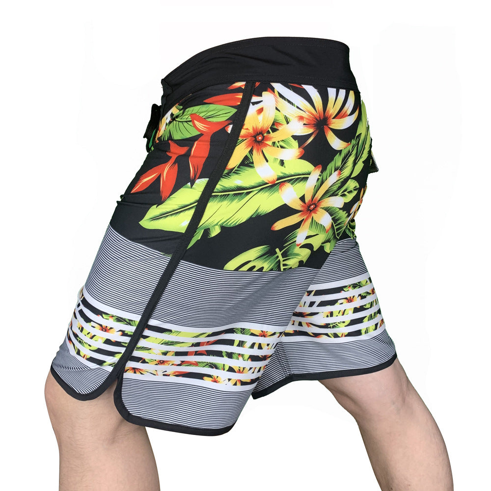 Herre badshorts med innovative tropemotiver og høj bærekomfort Stilla