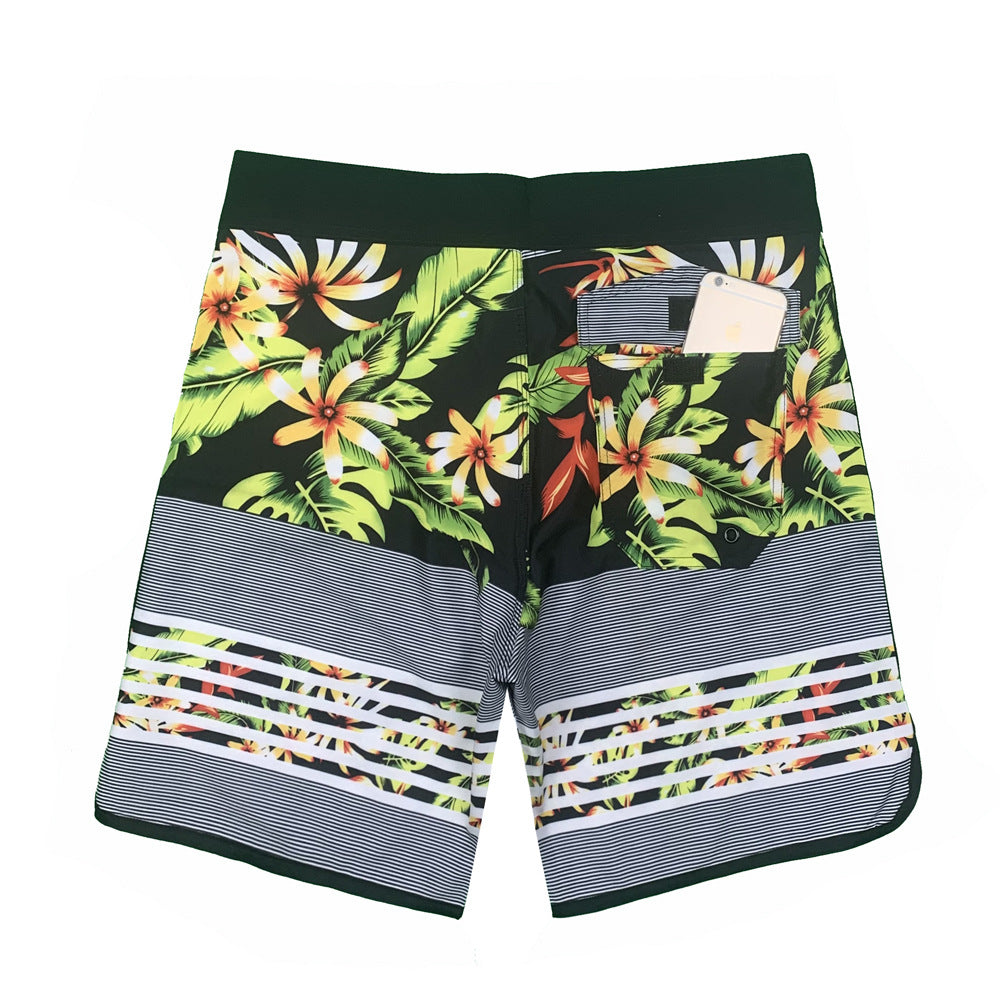 Herre badshorts med innovative tropemotiver og høj bærekomfort Stilla