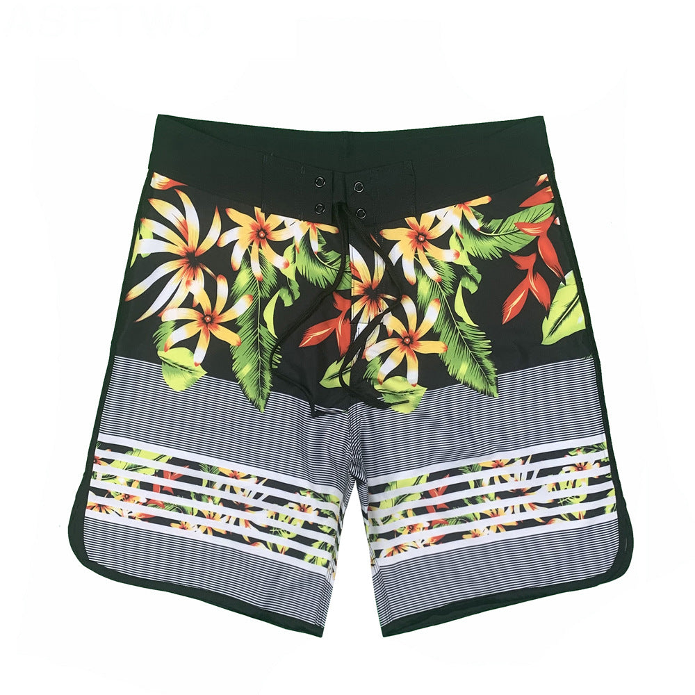 Herre badshorts med innovative tropemotiver og høj bærekomfort Stilla