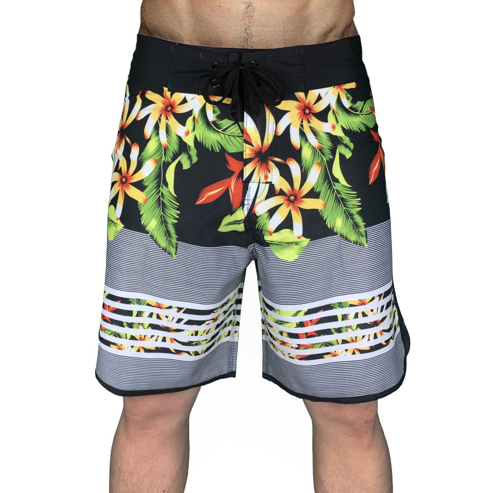 Herre badshorts med innovative tropemotiver og høj bærekomfort Stilla