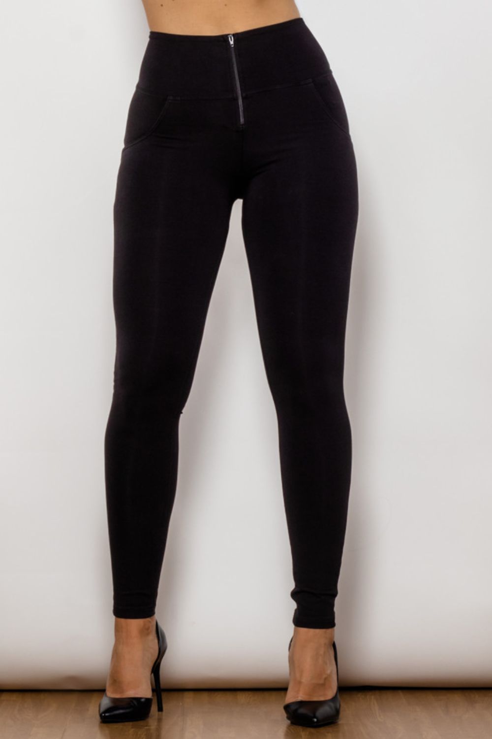 Stilla | Zip Detail Skinny Long Jeans